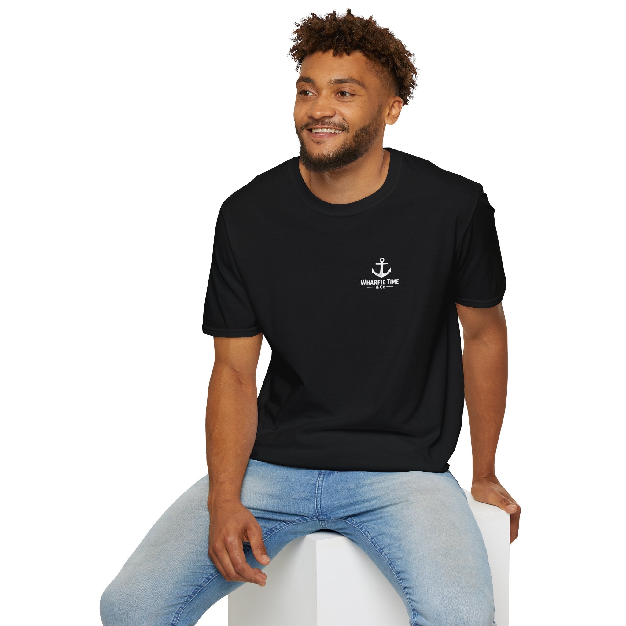 T-Shirt — "The Classic small logo front big ship logo back!" Graphic Tee