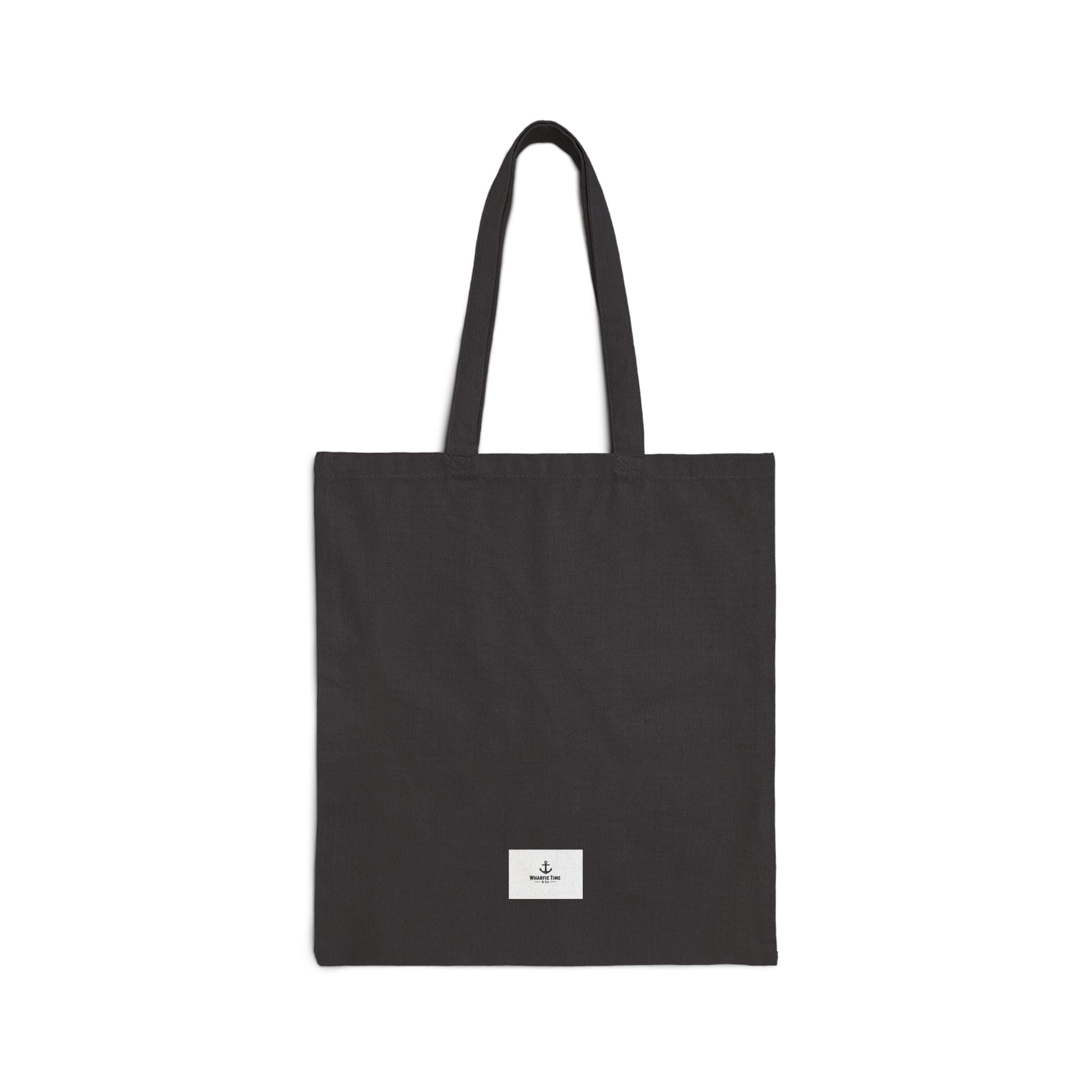 Fremantle Wharfie Time Canvas Tote Bag — Vintage Harbour Illustration