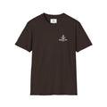 Anchor Chest Logo T-Shirt — Small Nautical Anchor "Anchors Tow" Tee -Dark Colours White Logo