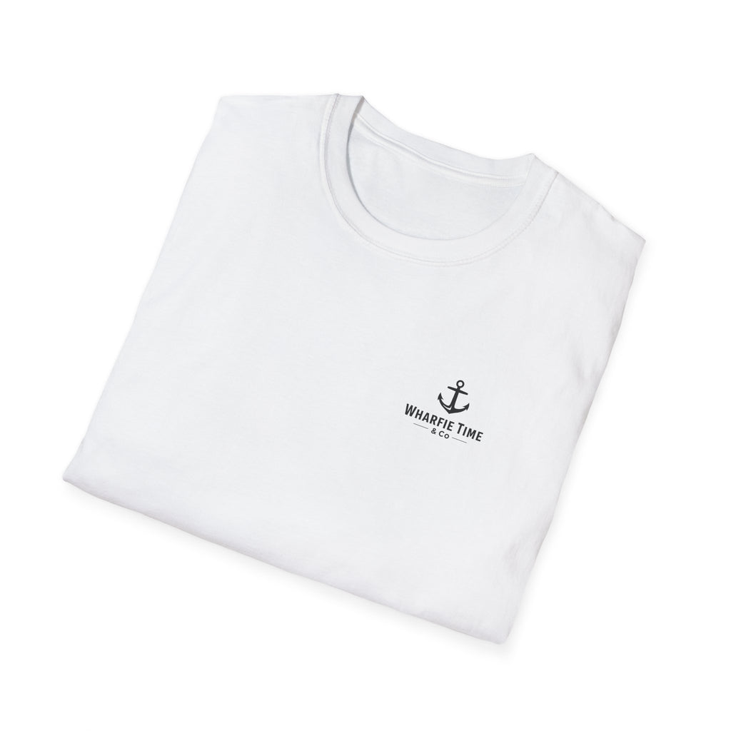 Anchor Chest Logo T-Shirt — Small Nautical Anchor "Anchors Tow" Tee