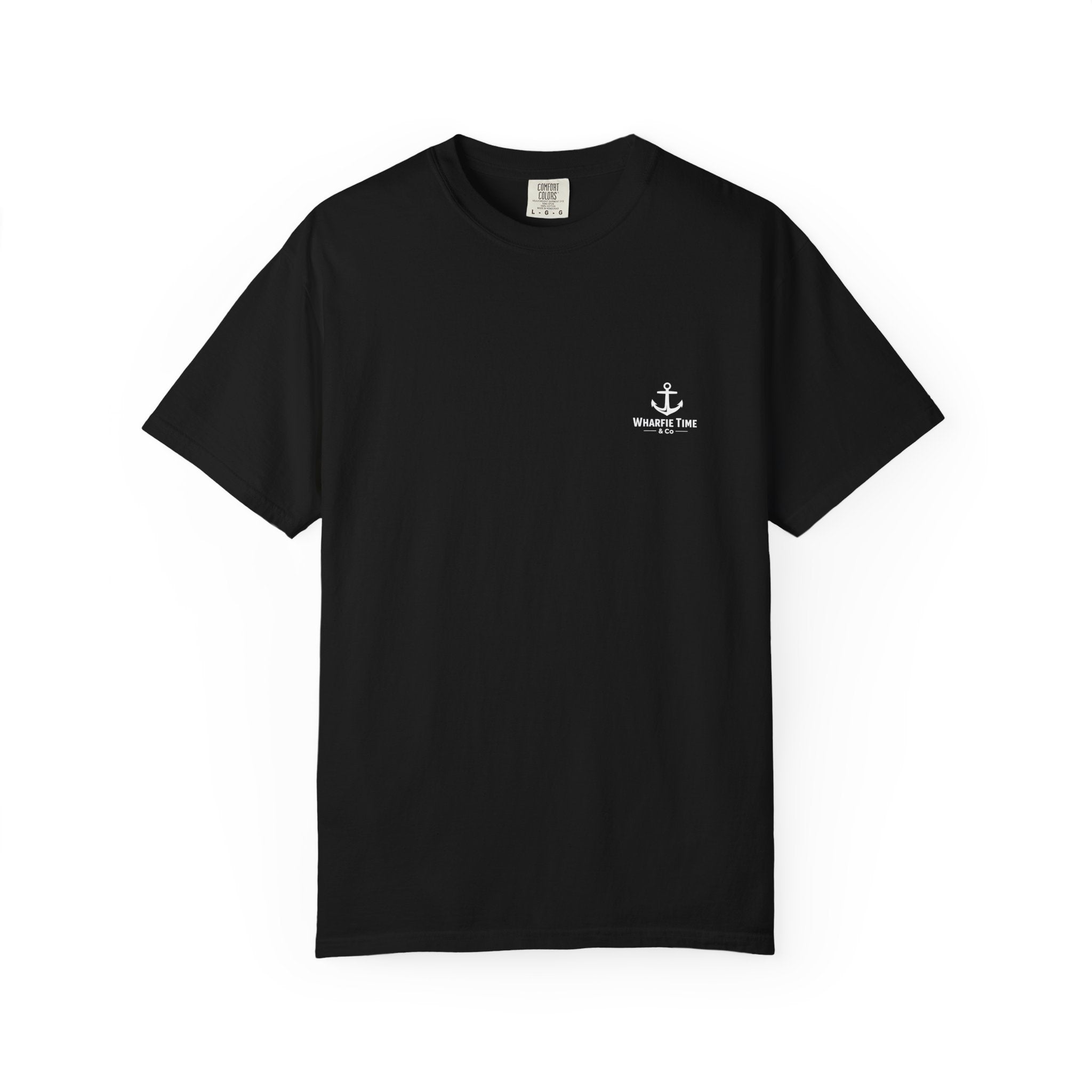 Wharfie Anchor T-Shirt — "No Quarter Given! Wharfie Time!" Graphic Tee