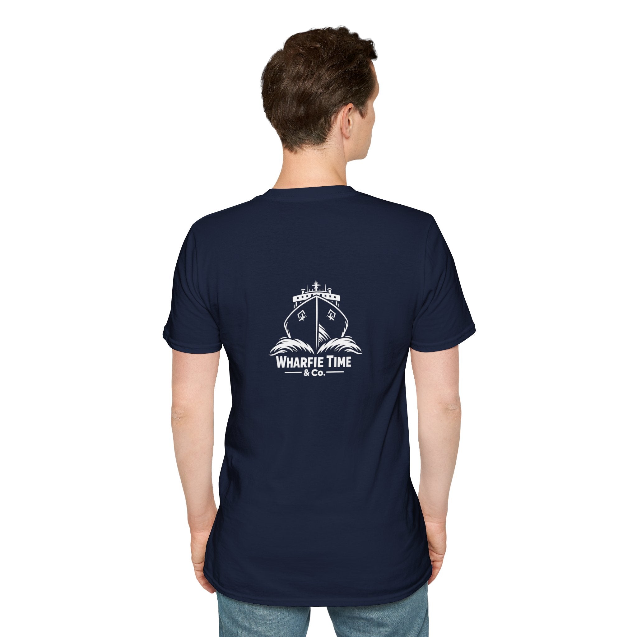 T-Shirt — "The Classic small logo front big ship logo back!" Graphic Tee
