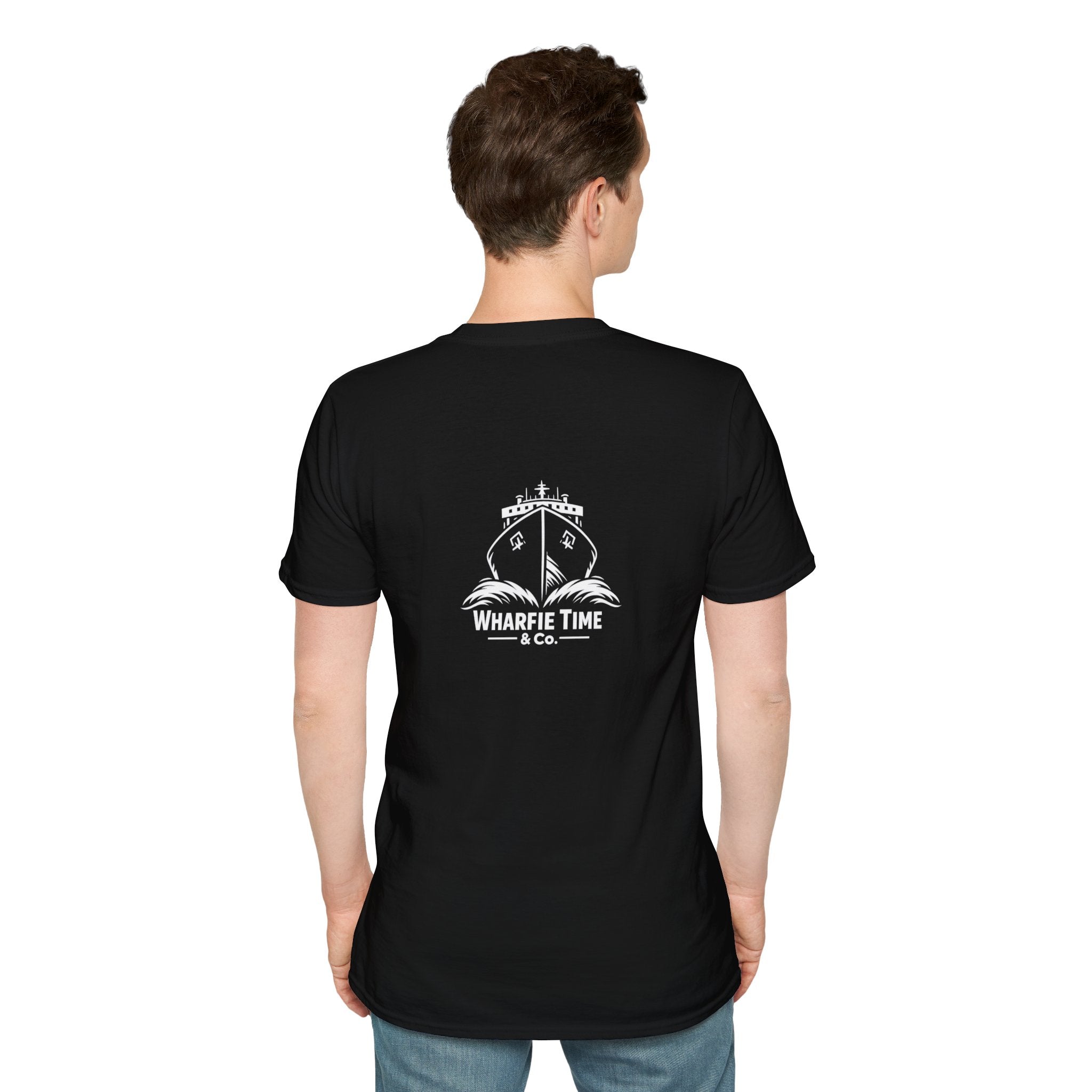 T-Shirt — "The Classic small logo front big ship logo back!" Graphic Tee