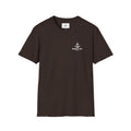 Anchor Chest Logo T-Shirt — Small Nautical Anchor "Anchors Tow" Tee -Dark Colours White Logo